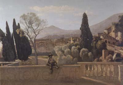 Jean Baptiste Camille  Corot Tivoli (mk11) Spain oil painting art